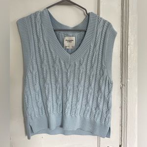 A&F Powder Blue Sweater Vest